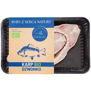 KARP ŚWIEŻY DZWONKO BIO (około 0,50 kg) (TACKA) - RYBY Z SERCA NATURY (NA ZAMÓWIENIE)