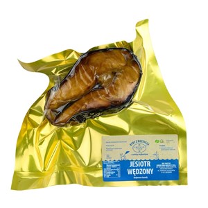 JESIOTR WĘDZONY DZWONKO (około 0,30 kg) - SMOLIN FISH (NA ZAMÓWIENIE)