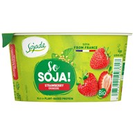 DESER SOJOWY TRUSKAWKOWY BEZGLUTENOWY BIO 150 g - SOJADE