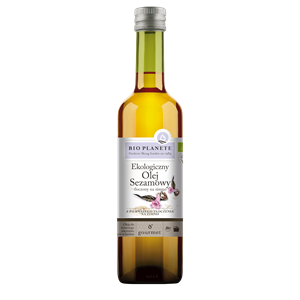 OLEJ SEZAMOWY TŁOCZONY NA ZIMNO BIO 500 ml - BIO PLANETE