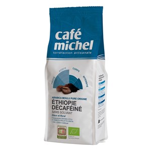 KAWA MIELONA BEZKOFEINOWA ARABICA 100 % ETIOPIA FAIR TRADE BIO 250 g - CAFE MICHEL