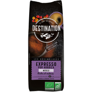 KAWA MIELONA ARABICA 100 % EXPRESSO BIO 250 g - DESTINATION