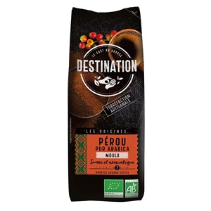 KAWA MIELONA ARABICA 100 % PERU FAIR FOR LIFE BIO 250 g - DESTINATION