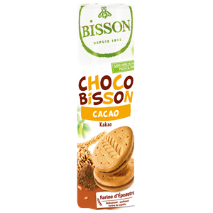 CIASTKA MARKIZY ORKISZOWE Z KREMEM KAKAOWYM BIO 300 g - BISSON