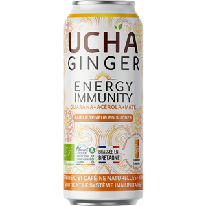 NAPÓJ Z YERBA MATE I GUARANĄ FAIR FOR LIFE BIO 330 ml - UCHA