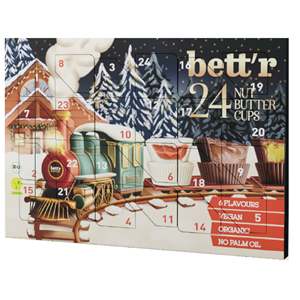 KALENDARZ ADWENTOWY: PRALINKI MIX BIO (24 x 13 g) 312 g - BETT'R (PRODUKT SEZONOWY)