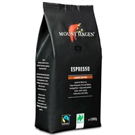 KAWA ZIARNISTA ARABICA 100 % ESPRESSO FAIR TRADE BIO 1 kg - MOUNT HAGEN