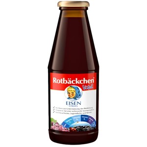 SOK WIELOOWOCOWY Z ŻELAZEM I WITAMINAMI C, B1, B2, B6, B12 450 ml - ROTBACKCHEN