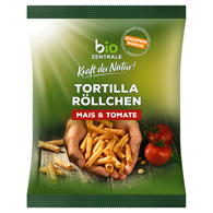 CHIPSY TORTILLA RURKA POMIDOROWE BEZGLUTENOWE BIO 125 g - BIO ZENTRALE