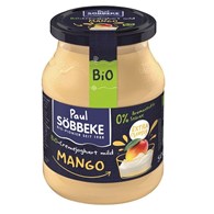 JOGURT KREMOWY MANGO BIO 500 g (SŁOIK) - SOBBEKE