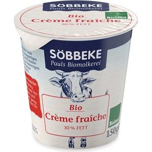 ŚMIETANA KREMOWA KWAŚNA (30 % TŁUSZCZU) BIO 150 g - SOBBEKE