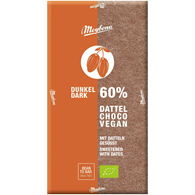 TABLICZKA KAKAOWA 60 % SŁODZONA DAKTYLAMI BIO 80 g - MEYBONA
