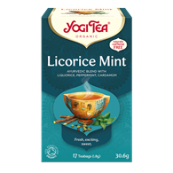 HERBATKA MIĘTA Z LUKRECJĄ (LICORICE MINT) BIO (17 x 1,8 g) 30,6 g - YOGI TEA