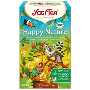 HERBATKA NA POMOC LASOM DESZCZOWYM (HAPPY NATURE) BIO (17 x 1,9 g) 32,3 g - YOGI TEA