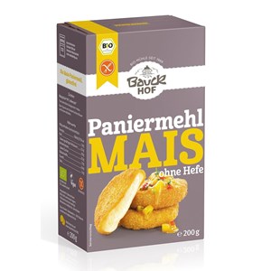 PANIERKA KUKURYDZIANA BEZGLUTENOWA BIO 200 g - BAUCK HOF