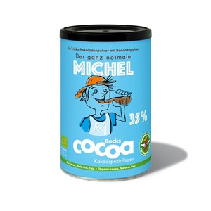 CZEKOLADA DO PICIA BANANOWA MICHEL BEZGLUTENOWA BIO 335 g - BECKS COCOA