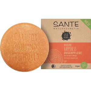 MYDŁO W KOSTCE DO CIAŁA POMARAŃCZA I MANGO HAPPINESS ECO 80 g - SANTE