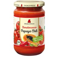 SOS POMIDOROWY PAPAYA - CHILI (PIKANTNY) BEZGLUTENOWY BIO 350 g - ZWERGENWIESE