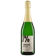 WINO BEZALKOHOLOWE BIAŁE PÓŁSŁODKIE MUSUJĄCE BIO 750 ml - VINNOCENCE MOUSSEUX