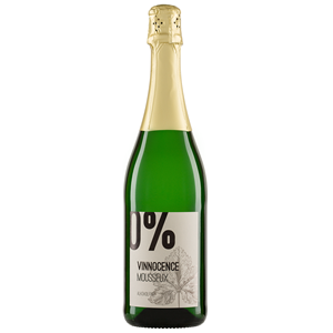 WINO BEZALKOHOLOWE BIAŁE PÓŁSŁODKIE MUSUJĄCE BIO 750 ml - VINNOCENCE MOUSSEUX