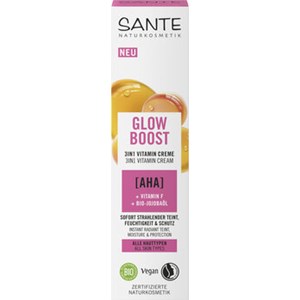 KREM DO TWARZY ROZŚWIETLAJĄCY 3W1 WITAMINOWY GLOW BOOST ECO 30 ml - SANTE