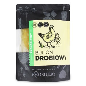 BULION DROBIOWY W PŁYNIE BEZGLUTENOWY BIO 350 ml - FOOD STUDIO