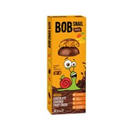 PRZEKĄSKA CHOCO MANGO W MLECZNEJ CZEKOLADZIE BELGIJSKIEJ BEZ DODATKU CUKRÓW BEZGLUTENOWA 30 g - BOB SNAIL