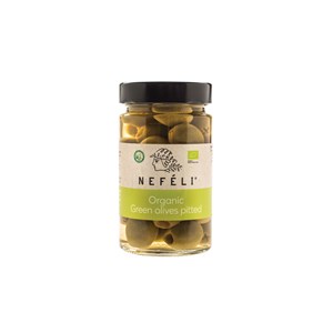 OLIWKI ZIELONE BEZ PESTEK W ZALEWIE BIO 295 g (140 g) - NEFELI