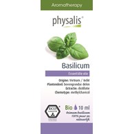 OLEJEK ETERYCZNY BAZYLIA POSPOLITA EKO 10 ml - PHYSALIS