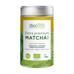 HERBATA ZIELONA MATCHA JAPOŃSKA EXTRA PREMIUM BIO 70 g - BIOTONA