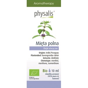 OLEJEK ETERYCZNY MIĘTA POLNA BIO 10 ml - PHYSALIS