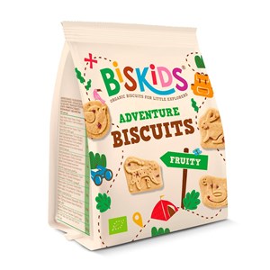 CIASTECZKA WIELOZBOŻOWE JABŁKOWE ZWIERZĘTA BIO 100 g - BISKIDS