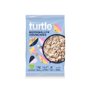 CHRUPKI ZBOŻOWE Z PIANKAMI MARSHMALLOW BEZGLUTENOWE BIO 40 g - TURTLE