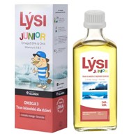 TRAN ISLANDZKI OMEGA-3 (1195 mg) O SMAKU MANGO - LIMONKA DLA DZIECI 240 ml - LYSI JUNIOR