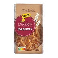 MAKARON (SEMOLINOWY RAZOWY) PENNE 400 g - NOVELLE