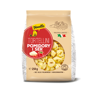 TORTELLINI Z SEREM I POMIDORAMI 250 g - NOVELLE