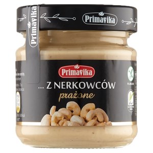 KREM Z PRAŻONYCH ORZECHÓW NERKOWCA BEZGLUTENOWY 185 g - PRIMAVIKA