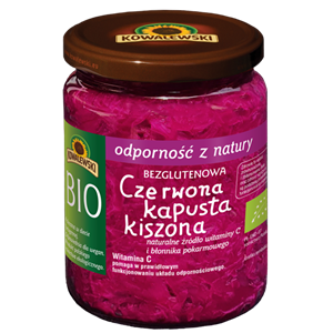 KAPUSTA KISZONA CZERWONA BEZGLUTENOWA BIO 400 g - KOWALEWSKI