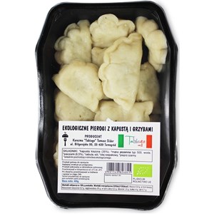 PIEROGI Z KAPUSTĄ I GRZYBAMI BIO 400 g - KARCZMA TABIAGO (NA ZAMÓWIENIE)