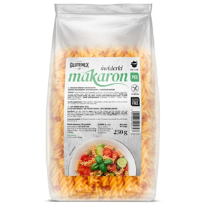 MAKARON ŚWIDERKI NISKOBIAŁKOWY BEZGLUTENOWY 250 g - GLUTENEX