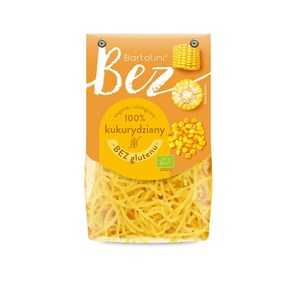 MAKARON (KUKURYDZIANY) KRAJANKA BEZGLUTENOWY BIO 250 g - BARTOLINI