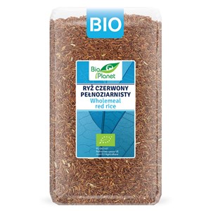 RYŻ CZERWONY PEŁNOZIARNISTY BIO 1 kg - BIO PLANET