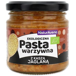 PASTA WARZYWNA Z KASZĄ JAGLANĄ  BIO 185 g - NATURAVENA