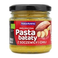 PASTA Z SOCZEWICY I BATATÓW Z CHILI BIO 185 g - NATURAVENA