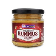 HUMMUS Z SUSZONYMI POMIDORAMI BIO 185 g - NATURAVENA