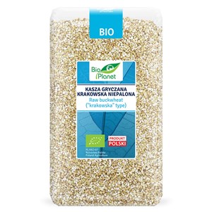 KASZA GRYCZANA KRAKOWSKA NIEPALONA BIO 1 kg - BIO PLANET