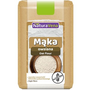 MĄKA OWSIANA BEZGLUTENOWA 400 g - NATURAVENA