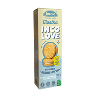 CIASTKA MARKIZY Z KREMEM O SMAKU WANILIOWYM BEZ CUKRU BEZGLUTENOWE 125 g - INCOLA