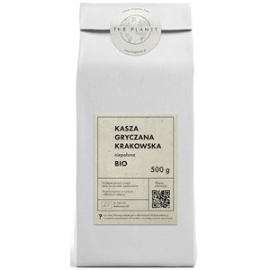 KASZA GRYCZANA KRAKOWSKA NIEPALONA BIO 500 g - THE PLANET