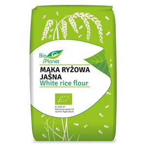 MĄKA RYŻOWA JASNA BIO 500 g - BIO PLANET